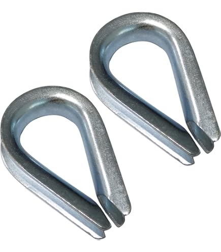 2 Serre-câbles En Acier Zingué DIN 741 - Pour Câble 16 Mm - Jonction Câble Métallique, Treuil, Cordage