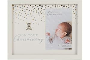 WIDDOP AND CO Bambino Photo Frame On Your Christening Baby Shower New Baby Christening Gift