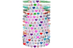 FTJKGH Taylor Friendship Bracelets, 11Pcs/14Pcs/16Pcs Tour Friendship Bracelets, TS Friendship Bracelets, 1989 Swift Friendship Bracelets Gifts for Girls, Lover Friendship Bracelets for Kids Fans