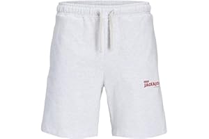 JACK & JONES Sweat Mid Jpstgordon Charge Print Short de Sport mi-Long Homme