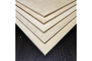 AtHaus® Compensato Multistrato 6mm | Compensato di Betulla | Pannelli in Legno | Tagli Disponibili: 80x30 cm