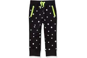 Amazon Essentials Disney | Marvel | Star Wars Pantalones Jogger de Forro Polar con Bolsillo con Cremallera (Previamente Spotted Zebra) Niño