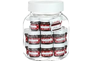 ‎NUTELLA Ferrero nutella (R) Friends Edition – Personalisierbare Mini nutella (R) Gläser für ein individuelles Geschenk – 21 x 30 g