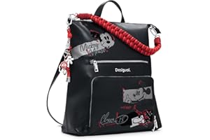 Desigual sac à dos de loisirs Mickey Rock Pretoria 2.0 Backpack Black noir