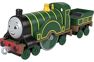 THOMAS & FRIENDS - Emily Locomotiva, trenino in metallo die-cast a spinta, personaggio della serie, giocattolo per bambini, 3+ anni, HHN53