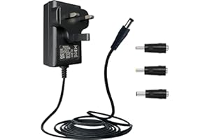 ANLINK 5V 2A/2000mA Power Supply Adapter, AC 100-240V 50/60Hz to DC 5V 2A/2000mA 10W 5.5x2.1mm Wall Plug, Center Positive, 1.8M 20AWG Long Cable for Stable and Flexible Use, 3 Tips Included