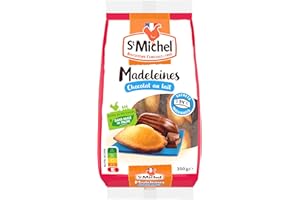 St Michel Madeleines Moelleuses Nappées Au Bon Chocolat en Sachet Individuel, 350g (L'emballage peut varier)