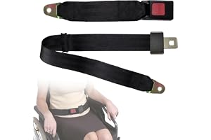 Äldres rullstolsbä för funktionshindrade patienter – elektriska skotrar ersättningsbandstillbehör, justerbart upp till 127 cm L, 3,5 cm B