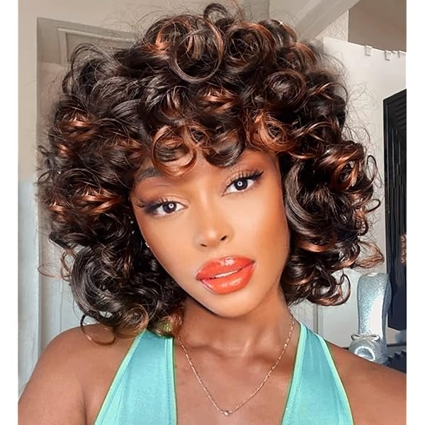 Minkissy Afro-Perücke Grau – Synthetische Locken, Mit Stirnband, Für Kostüme & Besondere Anlässe