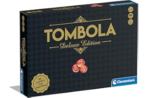 Clementoni - 16800 - Tombola Deluxe - Gioco Da Tavolo, Gioco Di Società Per Tutta La Famiglia, Bingo Con 36 Cartelle
