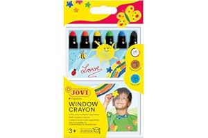 Jovi - Estuche de 6 ceras glass, colores surtidos (1906)