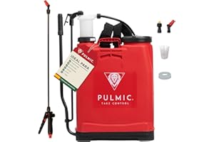 PULMIC TAKE CONTROL Pulmic Pulverizador Manual de Espalda 16L – Sulfatadora Profesional para Fumigar – Mochila de Pulverizar para Herbicida y Control de Plagas o Insecticida – Fabricado en España – 3 Años de Garantía