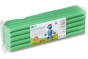 Becks Plastilin B100497 Knete, grün,1000 g