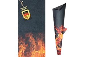 FireMat Silk Edition 75x40cm. Das Original mit Zertifikat.Made in Germany.Brandschutz Unterlage rutschfest beschichtet für Kaffeemaschine,Fritteusen Airfryer, Induktionsmatte-Schutz beim Kochen