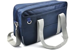 CoolChange Cartable Japonais pour Cosplay de lycéen | Sac à bandoulière Bleu