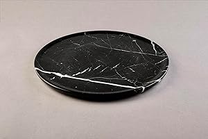 MARMORTREND SEHNSUCHT NACH EINZIGARTIGKEIT Marmor Tablett (schwarz)