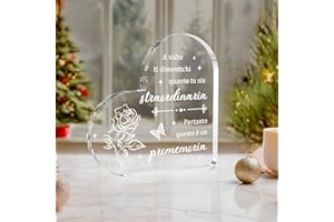 ARIDANTRP Idee Regalo Donna San Valentino Regalo Amica Regalo Collega Donna Regalo Maestra Motivazionali Regalo Placca Acrilica Regalo Figlia Sorelle Mamma Zia Colleghe Infermiere Regalo Donna Originale Utile