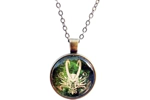 DGP Loki Elmo del Dio dell'Inganno Collana Ciondolo Cristallo (Bronzo)