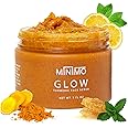 Minimo Skin Essentials Glow (Unscented) Brightening Face Scrub for Dark Spots 5 oz Blemish Treatment - Helps Improve Appearance of Uneven tone & Scarring from Breakouts - No Mix, Ready to Apply
