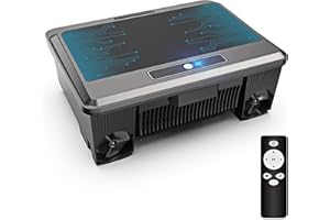 MEDOXA Solaire Skimmer de Piscine Robot, Robot de Nettoyage de Piscine sans Fil à énergie Solaire, Planification Intelligente des chemins et Nettoyage à Distance, Évitement Automatique des Obstacles