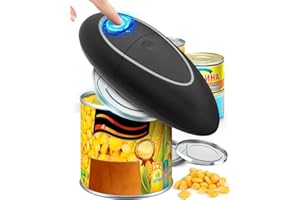 AUIFFER Ouvre Boite Electrique Ouvre les Boîtes Rondes et Carrées de Toutes Tailles, Ouvre Boite sans Bords Tranchants, pour les Personnes âgées, les Patients Souffrant d'arthrite et les Cuisiniers