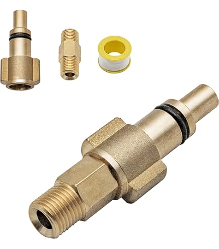 Adattatore A Sgancio Rapido 1/4" | Per Idropulitrici E Lance Schiuma | Acciaio Inossidabile | 3000 PSI - Foto 7