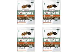 Versele-Laga Versele-Laga Complete Cavia All-in-one- Żywienie | czteropak | 4 x 500 g | pellet dla świnki | zawiera siano Timothy | wzbogacone o jagody czarnego bzu i zioła