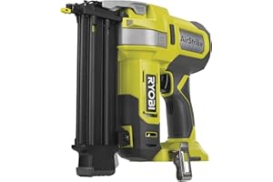 RYOBI - Cloueur d'Assemblage 18G à Air Comprimé 18V ONE+ pour Tirer des Clous de 15 à 50 mm sans Compresseur ni Cartouche Gaz - Système Déblocage (Batterie et Chargeur non Inclus) - R18GN18-0