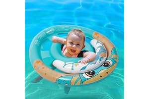 Chitomars Schwimmring Baby, Schwimmhilfe Baby und Sicherheitssitz Pool Spielzeug Baby Float Dinosaurier Aufblasbare Schwimmreifen Baby Schwimmsitz Baby für Alter von 6-30 Monate