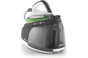 Polti La Vaporella XT90C, Ferro da Stiro a Vapore con Caldaia, Pressione 7 Bar, Potenza 2350 W, Funzione Eco, Autonomia Illimitata, Capacità 1,4 L, Colpo di Vapore 450 g, Verde e Grigio