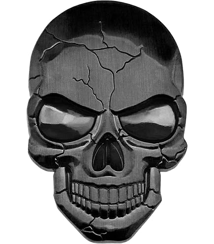 Samunshi Tattoo Skull Totenkopf Aufkleber Autoaufkleber für Motorrad Fahrrad Roller oder Auto