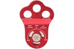 Demeras Rolka wspinaczkowa stała pojedyncza rolka rolka drzewo skalne wspinaczka górska krzyżowanie transport trzy otwory pojedyncze rolka