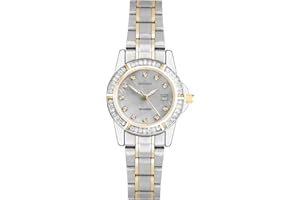 Sekonda Sienna Ladies 28mm Stone Set Bezel Dress Watch 50m Water Resistant with Date Window
