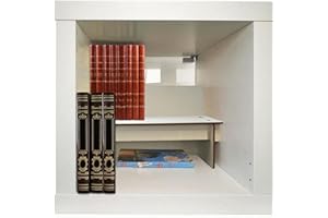 SUNUCO Rehausseur de livre compatible avec le meuble de rangement Ikea Kallax, inserts d'étagères pour une meilleure organisation des livres,