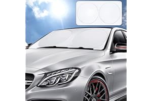 Dawdix Car Windshield Sunshade,Front Window Sunshades,Sun Visor Protector Block UV Ray,Windshield Sunshade for SUV Truck to Keep Vehicle Cooler,Sun Reflector(150x80CM)