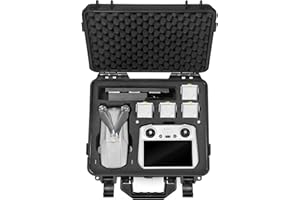 LEKUFEE Hydrofuge Étui pour DJI Air 2S (DJI RC) / Mavic Air 2 Combo/télécommande DJI RC et Accessoires (étui Seulement)