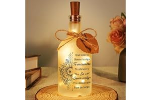 Vetbuosa Regalos Navidad Originales para Mujer, Lámpara de Botella, Regalo de Reyes Mujer Cumpleaños, Regalo Amiga, Mama, Hermana