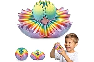 OLEE ODEE Gear Ball Fidget Spielzeug für Kinder Erwachsene 3D Gedruckt Stressabbau Zahnrad Kugel Büro Weihnachten Ostergeschenke Geburtstagsgeschenke Sensorisches Spielzeug(Sonnenuntergang,6cm)