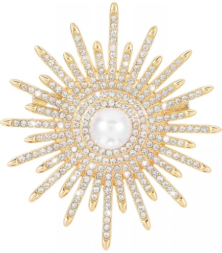 Broche Vintage Angleterre Royal Prince Reine - Cristal Strass Couronne Broche Élégante Pour Femme