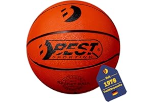 ‎B BEST SPORTING Best Sporting Basketball Größe 7 I Basketball I hochwertiger Basketball Outdoor I Basketball in orangem Original-Design I Basketball mit offiziellem Gewicht & Größe