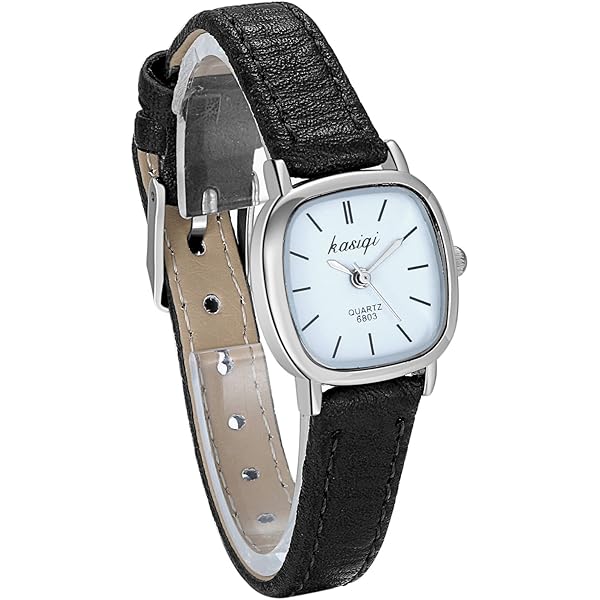 JewelryWe Dameshorloge, elegant analoog kwartshorloge met digitale wijzerplaat en elastische legering armband goud/zilver, 4-zilver, 6.49in -7.87in