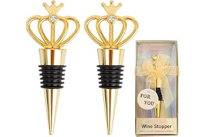 Set med 2 vinförslutningar vinflaskpropp i krondesign flaskpropp vinpropp flaskor vinpip anti-dropp för vinsamlingen vin, champagne, glasflaskor