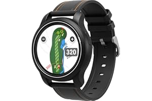 GolfBuddy Aim W12 GPS Golf Watch - Full Colour Touch Screen - Green Undulation, Hole Preview, Smartest Way to Play