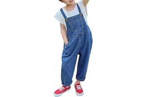 Miipat Salopette en Denim Petite Fille Salopette en Jean Garçonnet Fille Garçonnet Salopettes et combinaisons en Jean pour Enfants de 2 à 7 Ans