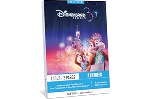 Tick&Box - Coffret Cadeau Entrées Parc Disneyland Paris - journée en duo - 2 parcs