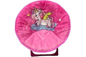 just 4 baby Kids Children Foldable Bedroom Play Room Moon Chair Moonchair UNICORN Design