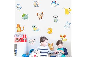 JUNBAOYYDS Stickers Muraux Enfants, Vinyle étanche Stickers, Muraux Autocollant Sticker Mural 3D, Cartoon Autocollant (20345)