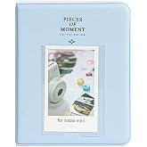Instax Mini Film Compatible 64's Blue PVC Album