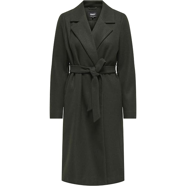 Manteau Court ONLY Onlaugusta Life Pour Femme - Coupe Cintrée Avec Ceinture - Style Décontracté Et Élégant