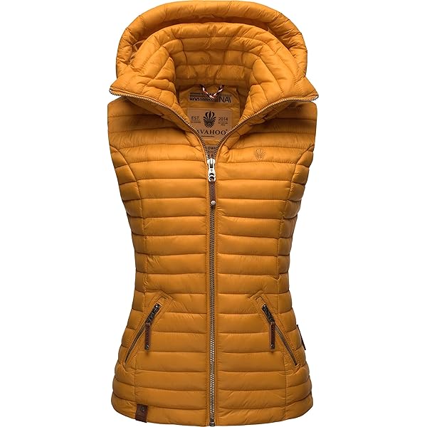 Damen Steppweste Mit Kapuze - Ärmellose Daunenweste Für Winter